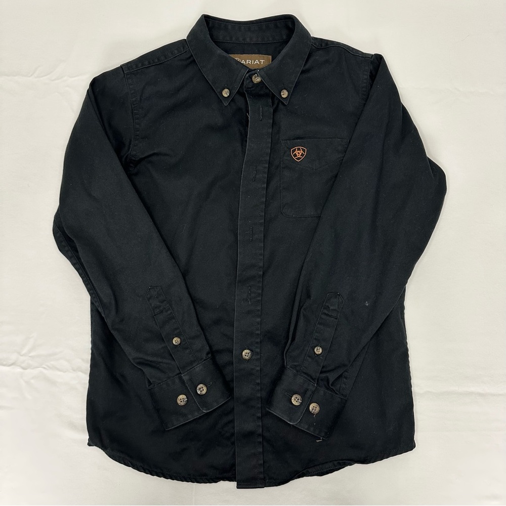 Ariat Long Sleeve Cowboy Shirt Boys Size XS/7 ***EXCELLENT CONDITION***